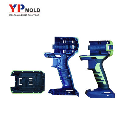overmolding mould and molding for powerful tools