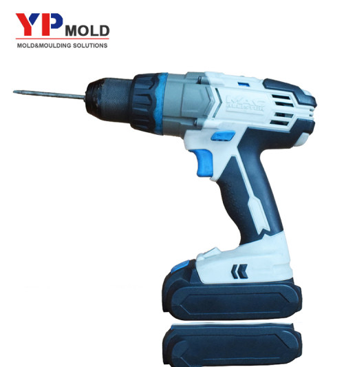 overmolding mould and molding for powerful tools