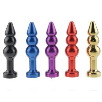 Hot selling Aluminum Alloy Metal Anal Plug adult sex products