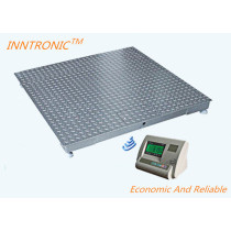 Gray 1.2x1.2m Wireless Floor Scale , Industrial Floor Weighing Scales With Weight Indicator