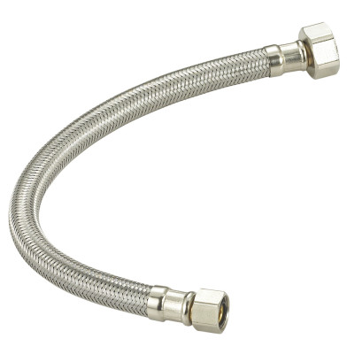 Flexible stainless steel braided toilet hose