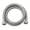 Flexible stainless steel braided washing machine hose with PVC coated