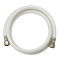 Flexible white PVC reinforce dishwasher hose OD 13MM
