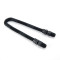 Black coated flexible stainless steel gas appliance line Non-whistle