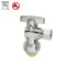 1/2 inch  Push fit × 1/4 inch OD Chrome Brass Angle Stop Valve Water Shut Off Ball Valve Lead Free