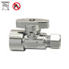 1/2-inch FIP × 1/4-inch OD Lead Free Straight Stop Valve For Water Shut Off