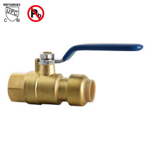 1/2 Inch PUSH FIT×1/2 Inch FNPT Ball Valve Push to Connect brass