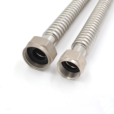 3/4 inch FIP×1 Inch FIP 304 stainless steel bellows high voltage explosion-proof plumbing hose