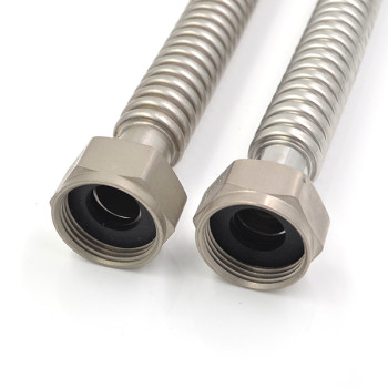 1 1/2 Inch FIP×1 1/2 Inch FIP Corrugated Stainless Steel Water Heater Connector Hose