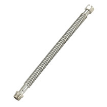 3/4 Inch FIP×3/4 Inch Male Nut Stainless Steel Corrugated Hose For Heater