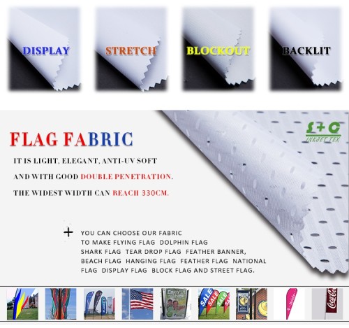 Dye sub mesh fabric 115g knitted JYQC-08 provides slight blockage and shield