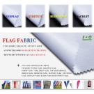 Dye sub flag fabric JYQC-03 is more suitable for commercial flags.