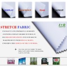 Dye sub tension fabric JYPS-12  has great blocking ability.