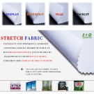 Dye sub tension fabric JYPS-17 has middle-level blocking ability.