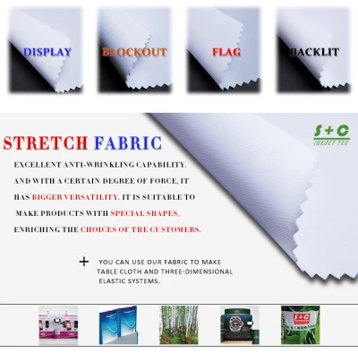Dye sub tension fabric JYPS-17 has middle-level blocking ability.