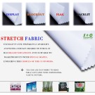 Dye sub tension fabric JYPS-230 has middle-level thickness