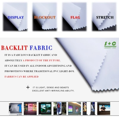 Dye sub light box fabric JYBL-306 presented color is excellent.