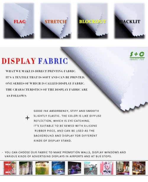 Dye sub display fabric JYDS-07 wall decoration pictures