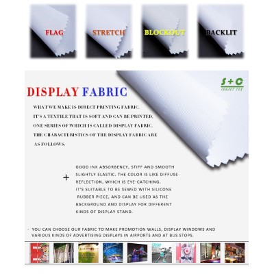 Dye sub display fabric JYDS-07 wall decoration pictures