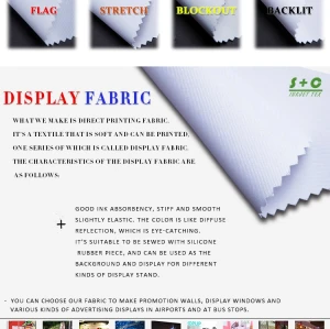 Dye sub display fabric JYDS-13(21) has great color presentation.