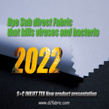 Dye Sub Direct Fabric that kills viruses and bacteria