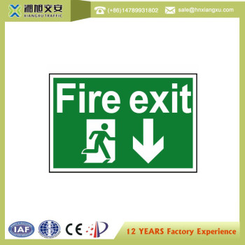 0.8mm PVC Fire exit Signs