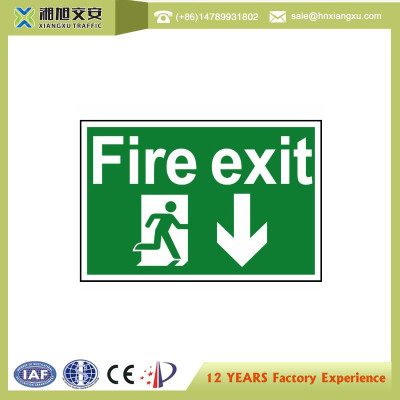 0.8mm PVC Fire exit  Signs