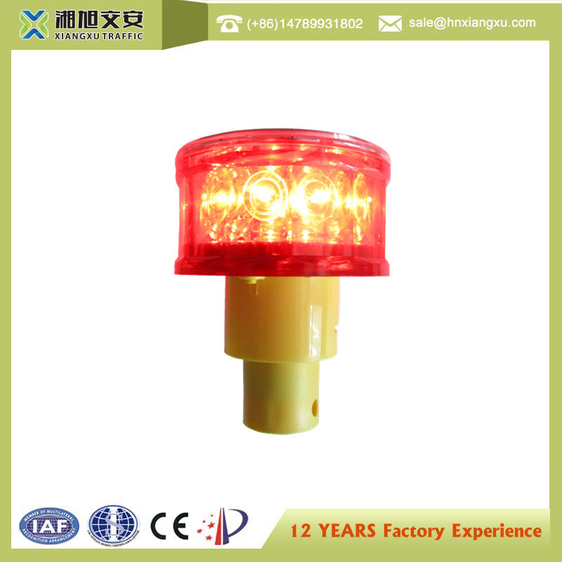 Solar traffic warning light