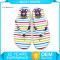 Colorful stripe flip-flops for girl