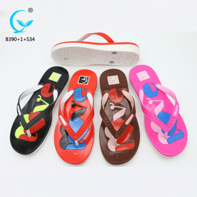 Ladies sandal chappal brand name women foot massage plastic slippers pcu sandals
