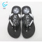 Satin slippers thick sole thong flip flops pvc outdoor  footwear men sandals 2018