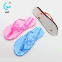 Latest flip flops new arrival pvc slipper girls nude beach sandal shoe