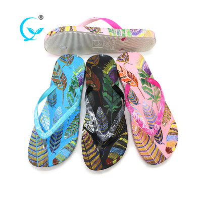 PVC transparent soft ladies indian slipper shoes beach wedding flip flops