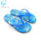 Replaceable strap pvc soft beach slippers for women with flowers