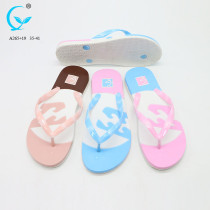 Flip flops 2017 new flat lady shoes slide sandal women pvc good sale slipper
