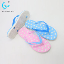 Flower beach flip flops women 2018 pvc fancy flat slipper ladies sandal