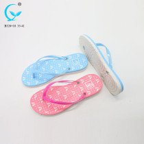 China pvc- fancy flip flops of factory china slippers women dubai