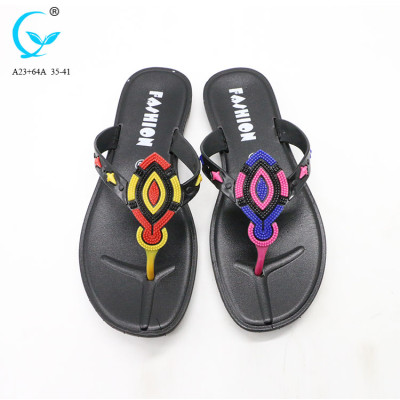 Plastic rubber new design latest ladies 2018 shoes sandals women