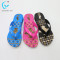 Black rubber elegant summer cheap indian slippers for lady slipper print