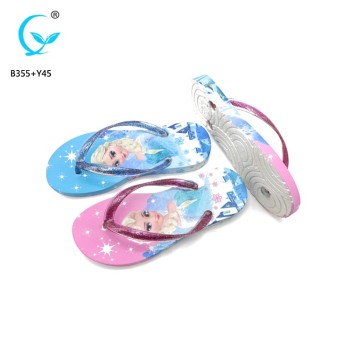 Latest sandals for women 2017  rubber flip flops custom printed slippers ladies sandals dubai