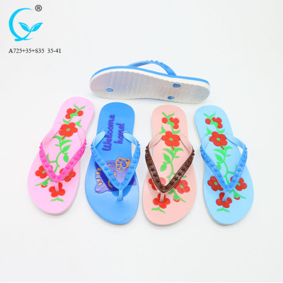 Fancy chappal slippers nature walk shoes women lady sandal flip flop