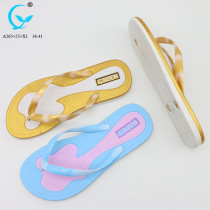 PVC slipper beach sandals made in china cheap wholesale embossed flip flops