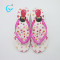Factories in china the newest lady embossed logo cheap women anime flip flops sandals slippers