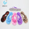 New products soft rubber pvc strap air blowing felt flip flop women slipper sandal