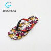 Charm Flower Printed Jelly PVC Flip Flop material 2019 sublimation Slippers Sandals For ladies