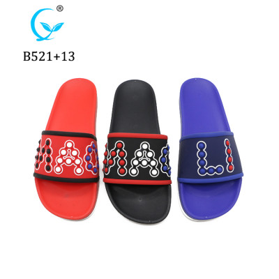 Wholesale plastic stylish man elegant pcu pvc boy slippers designs ready for sale