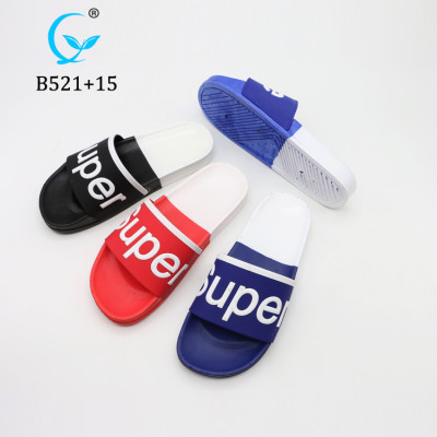 Custom Logo PVC sides sandals slipper for men