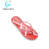 Factory wholesale custom printed summer high heel sandals beach flip flop eva slipper