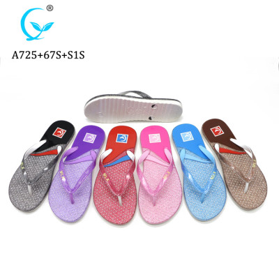 New fashion personalizde flip flops women blank sublimation beach slippers