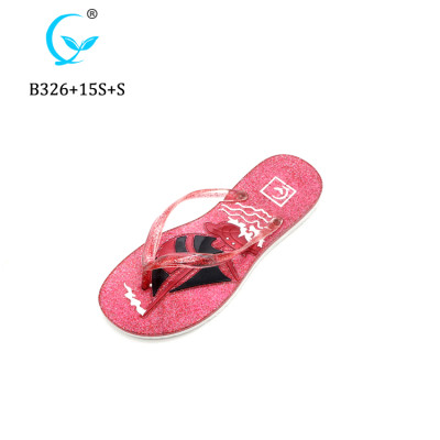 Wholesale flip flops wedge for women cheap flip flop customized beach slipper